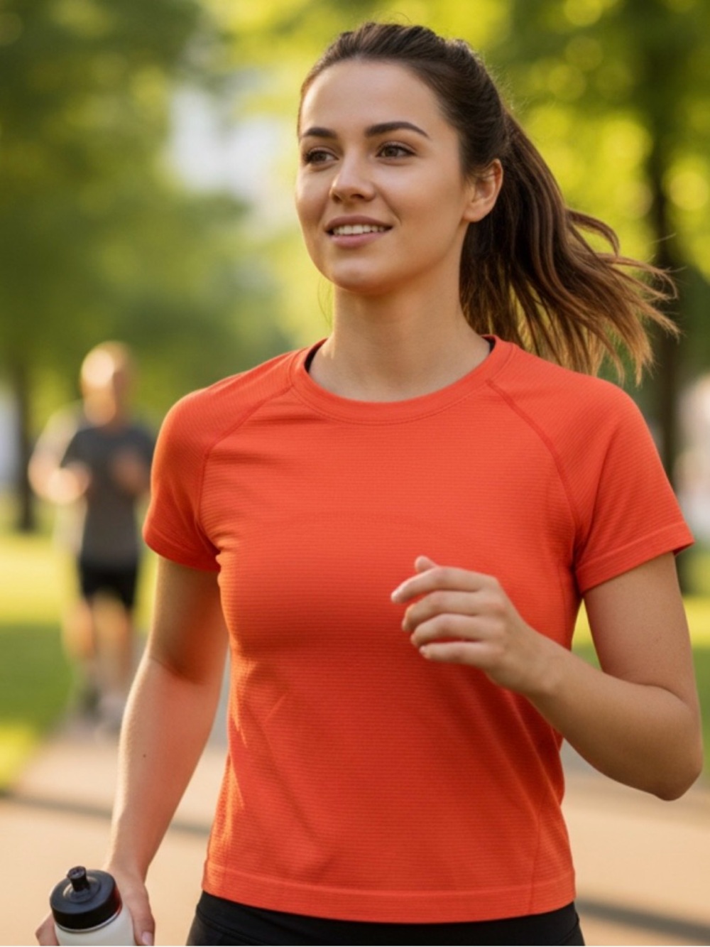 Lululemon Athletica Swiftly Tech Short-Sleeve Cropped Top 2.0 Orange 10-12